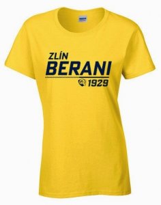 Dámské tričko PSG Berani Zlín Team 22 žluté