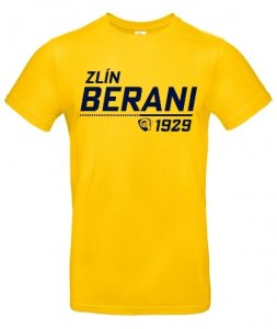 Pánské tričko Berani Zlín Team 22 žluté