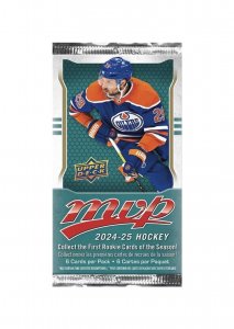 Retail balíček NHL kartiček Upper Deck MVP 24/25