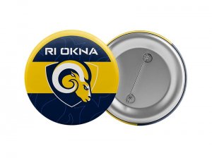 Odznak - placka Berani Zlín Team 25 modrá