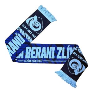 Pletená HD šála Berani Zlín Team 26 alternativní